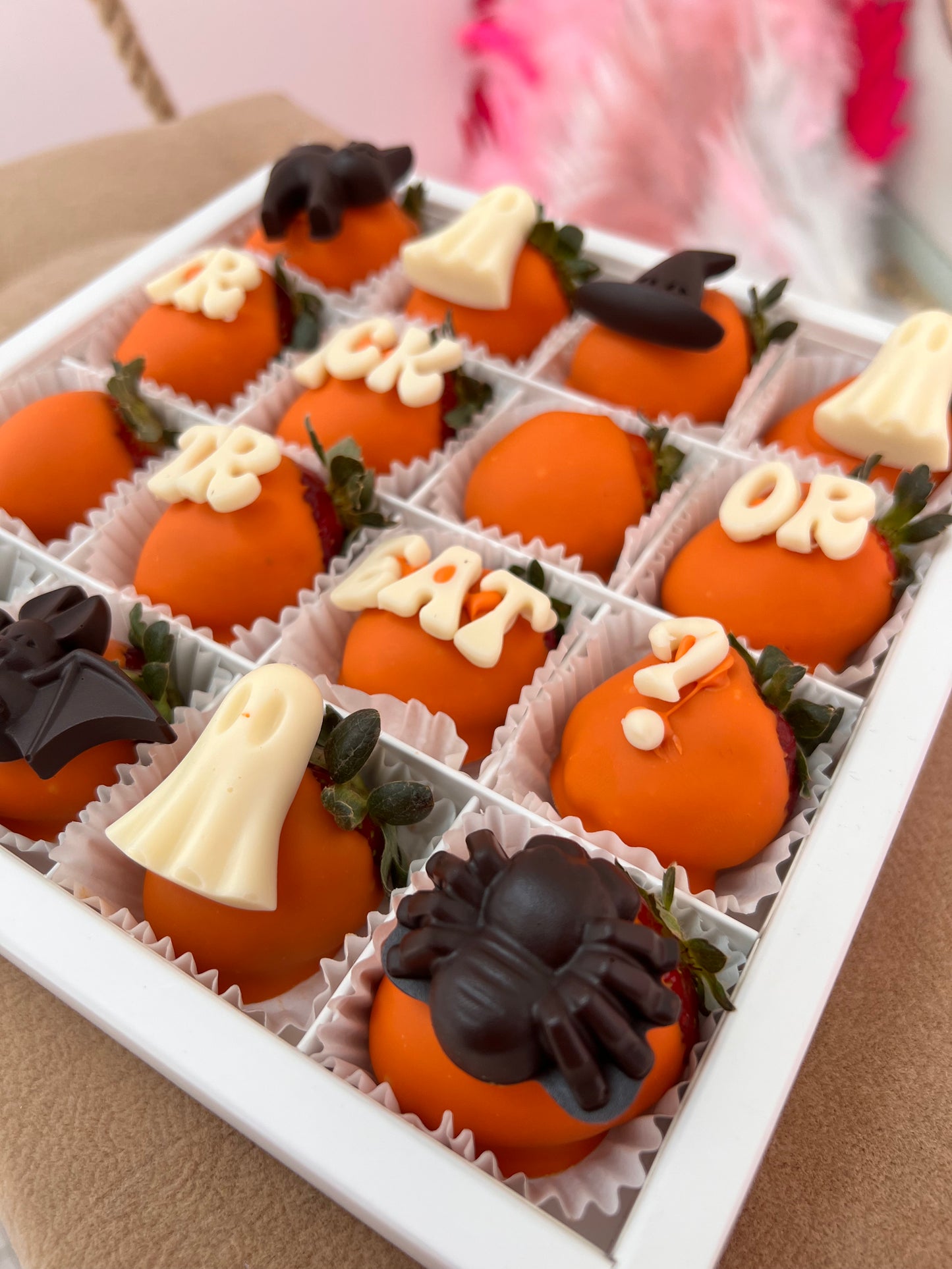 Box Halloween Strawberries